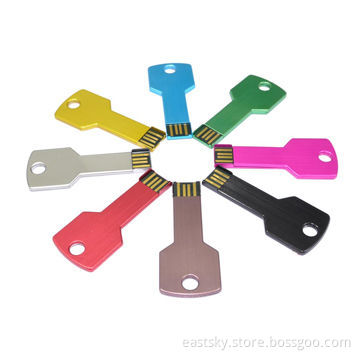 Key Promotional Pen Drive with 64MB to 32GB Memory Capacity, Customized Colors are Accepted